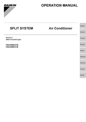 Daikin FAQ100BUV1B Gebruikershandleiding