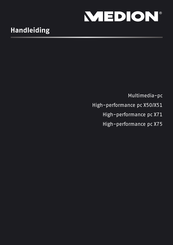 Medion X51 Handleiding
