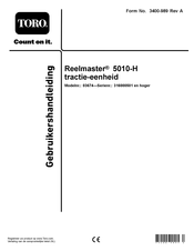 Toro Reelmaster 5010-H Series Gebruikershandleiding