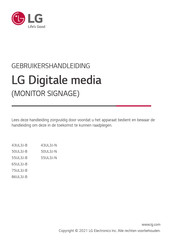 LG 50UL3J-B Gebruikershandleiding