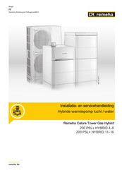 REMEHA Calora Tower Gas Hybrid Installatie- En Servicehandleiding