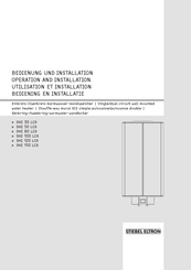 Stiebel Eltron SHZ 30 LCD Handleiding Voor Bediening En Installatie