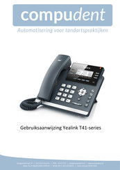 Yealink T41 Gebruiksaanwijzing