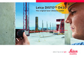 Leica DISTO D410 Handleiding