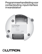 Lutron QSE-CI-WCI Handleiding