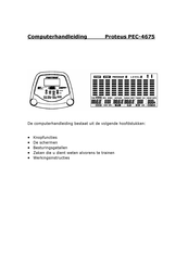 Proteus PEC-4675 Handleiding