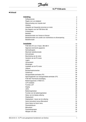 Danfoss FCM 340 Gebruikershandleiding