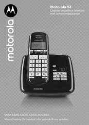 Motorola S3012 Gebruikershandleiding