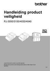 Brother RJ-4040 Handleiding