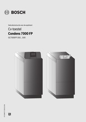 Bosch Condens 7000 FP Gebruiksinstructie