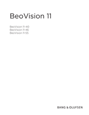 Bang & Olufsen BeoVision 11 Series Handleiding