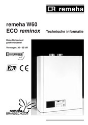 REMEHA W60 ECO reminox Technische Handleiding