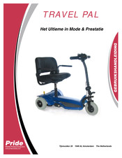 Pride Mobility Products TRAVEL PAL Gebruikershandleiding