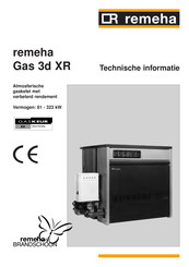 REMEHA Gas 3d XR Technische Handleiding