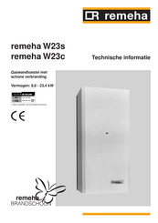 REMEHA W23c reminox Technische Handleiding