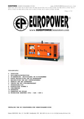 EuroPower NEW BOY KU/MA-EPS123DE Gebruiksaanwijzing