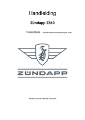 Zundapp Z810 Handleiding