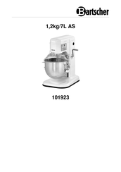 Bartscher 101923 Gebruiksaanwijzing