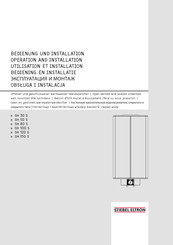 Stiebel Eltron SH 100 S Handleiding Voor Bediening En Installatie