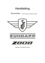 Zundapp Z808 Handleiding