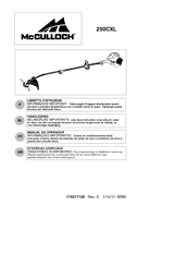 McCulloch 250CXL Handleiding