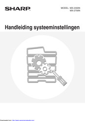 Sharp MX-2300N Handleiding