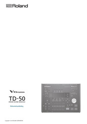 Roland V-Drums TD-50 Referentiehandleiding