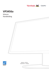 ViewSonic ColorPro VP3456a Handleiding