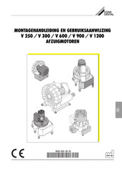 Durr Dental V 600 Montagehandleiding En Gebruiksaanwijzing