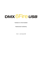 TerraTec DMX 6Fire USB Handleiding