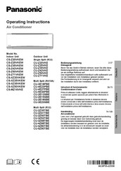 Panasonic CU-4Z68TBE Handleiding