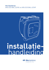 Itho Daalderop HRU ECO BAL HP Installatiehandleiding