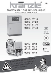 Kränzle 601E-M 18 Bedieningshandboek