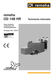 REMEHA OD 14B HR Technische Handleiding