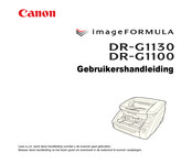 Canon imageFORMULA DR-G1100 Gebruikershandleiding