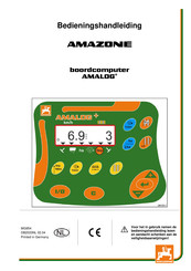 Amazone AMALOG+ Bedieningshandleiding