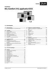 Danfoss ECL Comfort 310 Handleiding