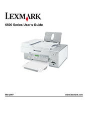 Lexmark 6500 All-In-One Series Gebruikershandleiding