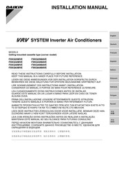 Daikin FXKQ25MVE Installatiehandleiding