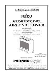 Fujitsu ThermoNoord AGYF09LAC Bedieningsvoorschrift