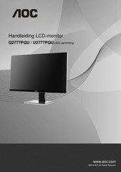 AOC U2777PQU Handleiding