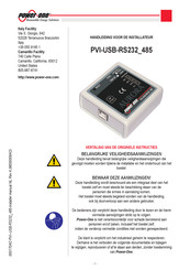 power-one PVI-USB-RS232 485 Handleiding Voor De Installateur