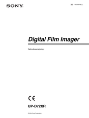 Sony UP-D72XR Gebruiksaanwijzing