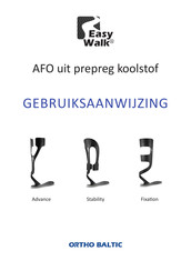 Ortho Baltic Easy Walk Stability Gebruiksaanwijzing