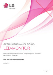 LG 24GM77 Gebruikershandleiding