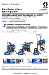 Graco 595 Bediening, Onderdelen, Reparatie