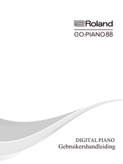 Roland GO:PIANO 88 Gebruikershandleiding