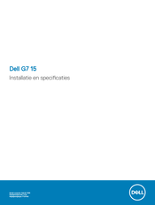 Dell G7 7588 Installatiehandleiding