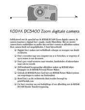 Kodak DC3400 Gebruikershandleiding