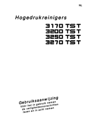 Kränzle 3170 TST Gebruiksaanwijzing